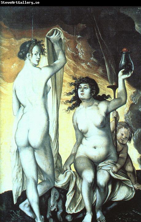 Hans Baldung Grien Sacred and Profane Love